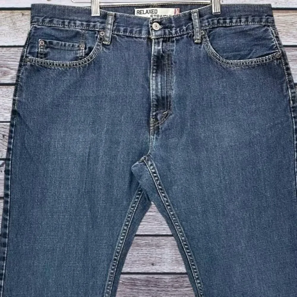 VTG 2000's Levi's 559 Men's Jeans Relaxed Straight Dark wash W38 X L30‎ Y2K